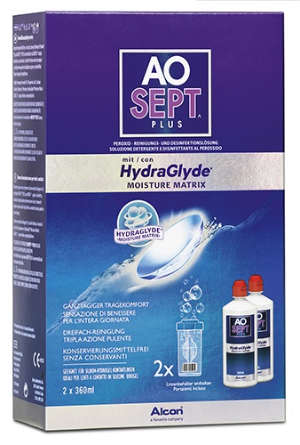 AOSEPT HydraGlyde Vorratspack 2x360 ml